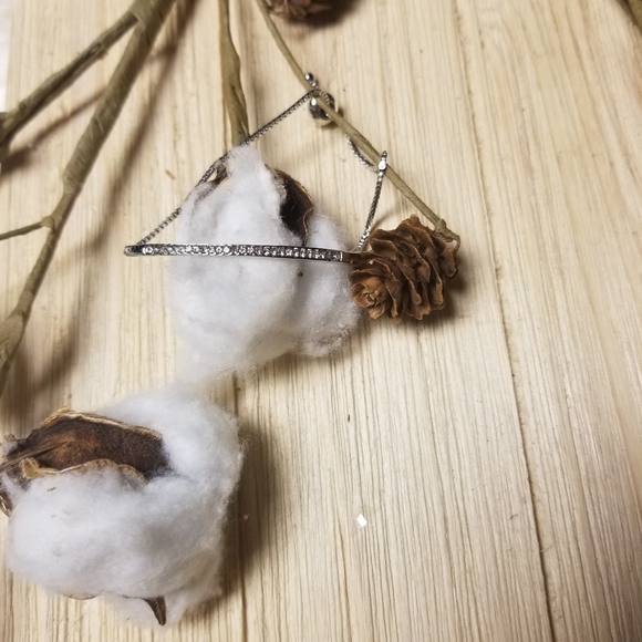 Pretty 18k GOLD plated Bracelet with CZ's in SILVER - Picture 8 of 11